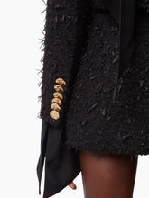 Cargar imagen en el visor de la galería, ROUND COLLAR JACKET IN TWEED IN BLACK - Nina Ricci
