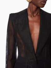 Charger l&#39;image dans la galerie, CHANTILLY LACE BLAZER IN BLACK - Nina Ricci
