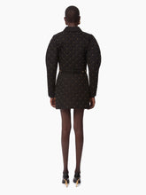 Charger l&#39;image dans la galerie, QUILTED DENIM SKIRT IN BLACK - Nina Ricci
