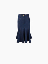 Charger l&#39;image dans la galerie, DENIM MIDI SKIRT - NINA RICCI
