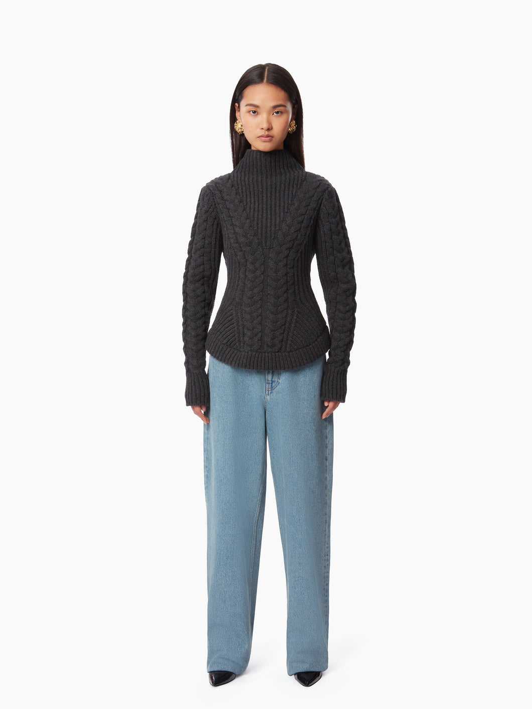 BOYFRIEND DENIM PANTS IN BLUE - Nina Ricci