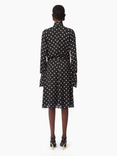 Cargar imagen en el visor de la galería, HIGH NECK MIDI DRESS IN BLACK - Nina Ricci
