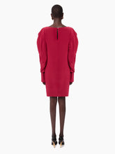 Cargar imagen en el visor de la galería, MINI DRESS WITH RUCHED SLEEVES IN PINK - Nina Ricci
