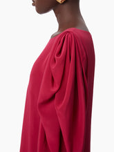 Cargar imagen en el visor de la galería, MINI DRESS WITH RUCHED SLEEVES IN PINK - Nina Ricci
