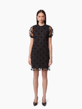 Cargar imagen en el visor de la galería, MINI TULLE DRESS WITH POLKA DOTS IN BLACK - Nina Ricci
