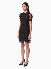 Charger l&#39;image dans la galerie, MINI TULLE DRESS WITH POLKA DOTS IN BLACK - Nina Ricci
