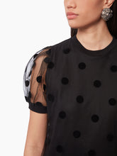 Load image into Gallery viewer, MINI TULLE DRESS WITH POLKA DOTS IN BLACK - Nina Ricci
