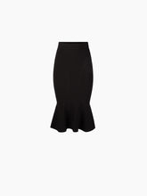 Charger l&#39;image dans la galerie, LONG MERMAID SKIRT WITH CUTLINES IN BLACK - Nina Ricci
