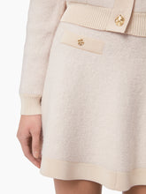 Charger l&#39;image dans la galerie, MOHAIR MINI FLARED SKIRT IN BEIGE - Nina Ricci
