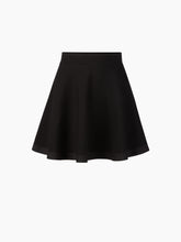 Charger l&#39;image dans la galerie, WOOL BLEND MINI FLARED SKIRT IN BLACK - Nina Ricci
