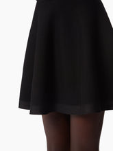 Charger l&#39;image dans la galerie, WOOL BLEND MINI FLARED SKIRT IN BLACK - Nina Ricci
