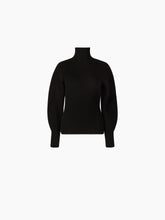 Cargar imagen en el visor de la galería, COCOON SLEEVE TURTLENECK SWEATER IN BLACK - Nina Ricci
