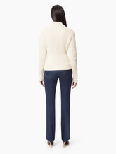 Charger l&#39;image dans la galerie, TURTLENECK SWEATER IN TWISTED WOOL IN BEIGE - Nina Ricci
