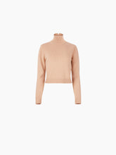 Charger l&#39;image dans la galerie, BEADED TURTLENECK IN BEIGE - Nina Ricci
