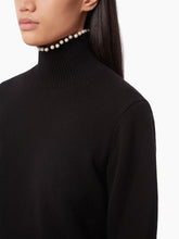 Charger l&#39;image dans la galerie, BEADED TURTLENECK IN BLACK - Nina Ricci
