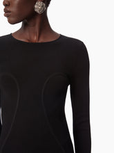 Charger l&#39;image dans la galerie, FITTED LONG SLEEVE TOP - NINA RICCI
