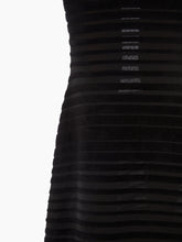 Cargar imagen en el visor de la galería, TONAL STRIPE MERMAID SKIRT IN BLACK - Nina Ricci
