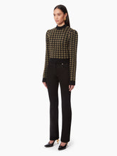 Charger l&#39;image dans la galerie, HOUNDSTOOTH JACQUARD SWEATER IN BLACK - Nina Ricci
