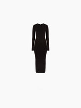 Cargar imagen en el visor de la galería, LONG BACKLESS DRESS IN BLACK - Nina Ricci
