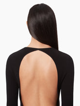 Charger l&#39;image dans la galerie, LONG BACKLESS DRESS IN BLACK - Nina Ricci
