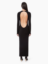 Cargar imagen en el visor de la galería, LONG BACKLESS DRESS IN BLACK - Nina Ricci
