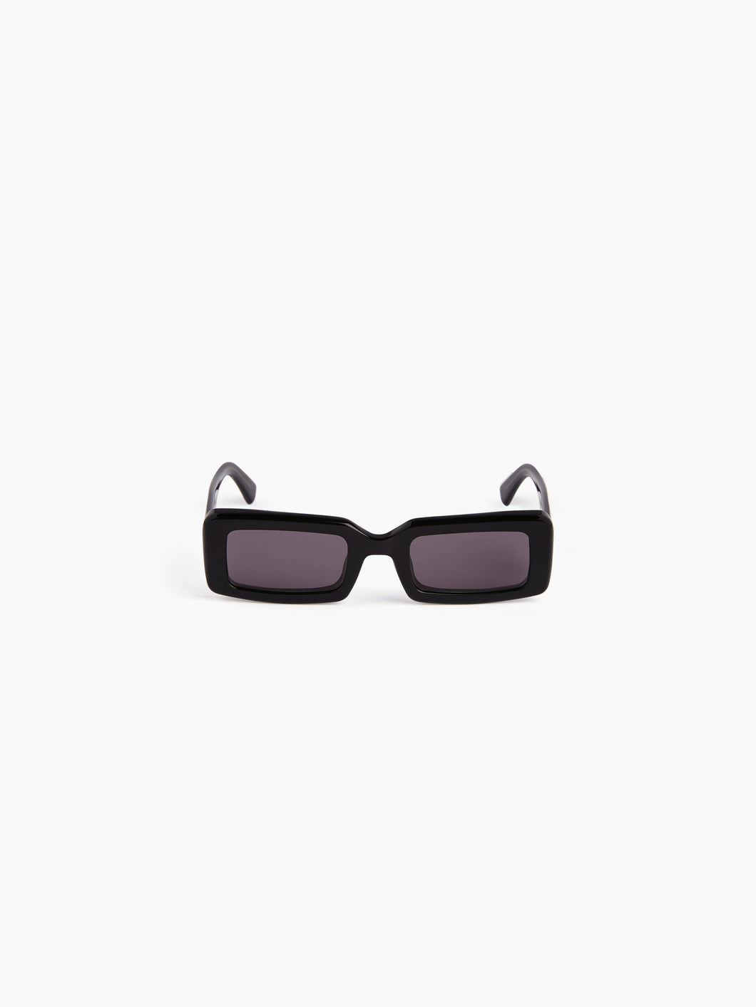 Lunettes de soleil Waves Rectangular noir brillant