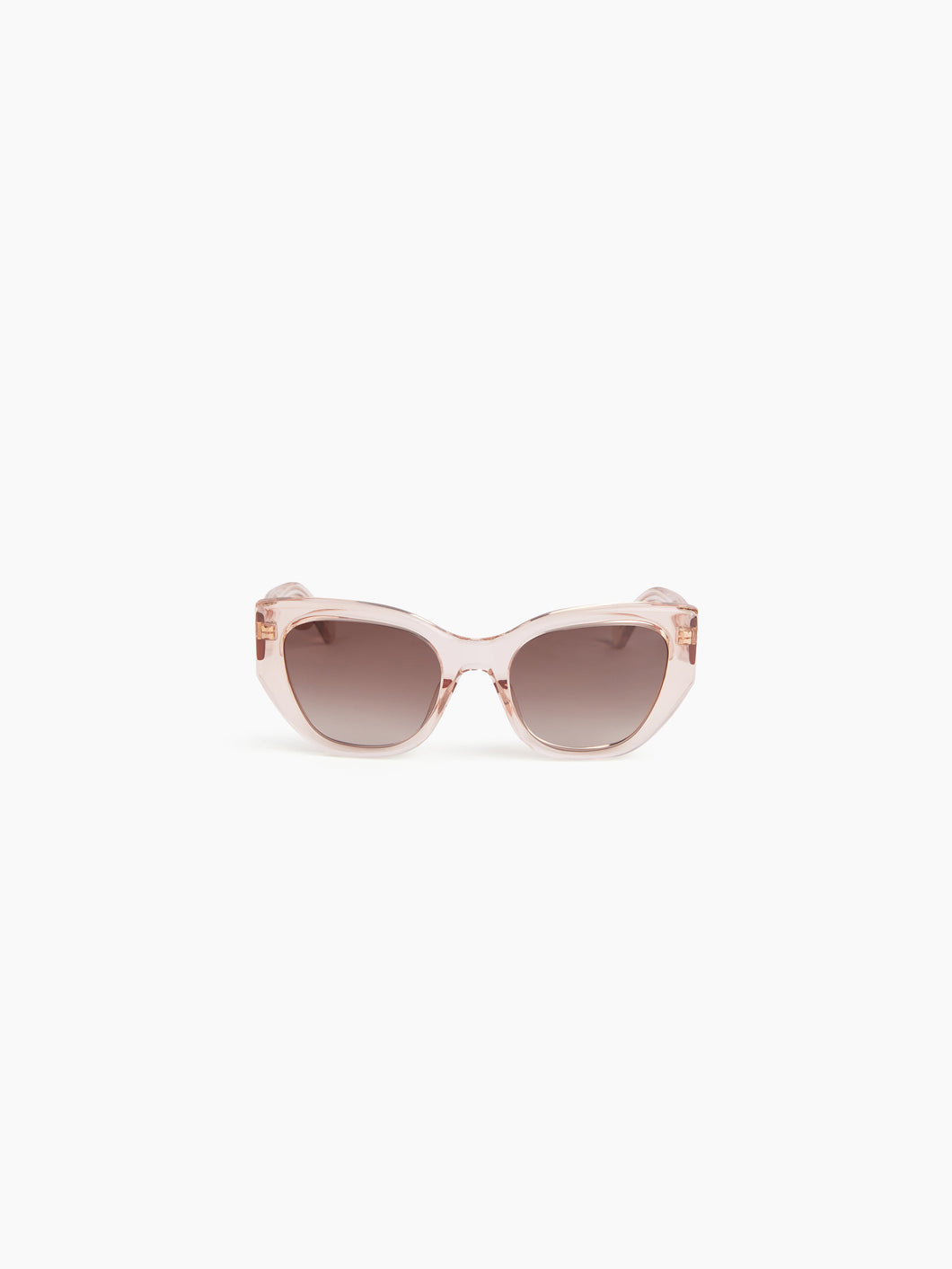 Lunettes de soleil Waves Butterfly transparent brillant