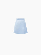 Charger l&#39;image dans la galerie, Mini a-line satin skirt in blue - Nina Ricci
