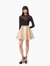 Load image into Gallery viewer, Heart neckline top in black - Nina Ricci
