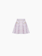 Load image into Gallery viewer, Mini tweed skater skirt in lilac - Nina Ricci
