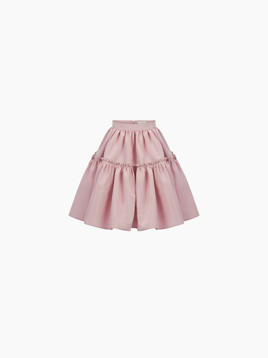 Midi babydoll taffeta skirt in pink - Nina Ricci