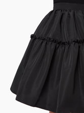 Load image into Gallery viewer, Midi Babydoll Taffeta Skirt In Black - Nina Ricci
