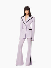 Charger l&#39;image dans la galerie, Flared Tuxedo Pants In Light Lilac - Nina Ricci
