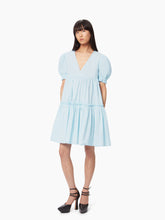 Charger l&#39;image dans la galerie, Poplin babydoll dress in light blue - Nina Ricci
