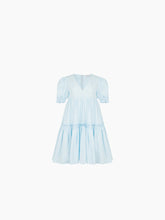 Charger l&#39;image dans la galerie, Poplin babydoll dress in light blue - Nina Ricci
