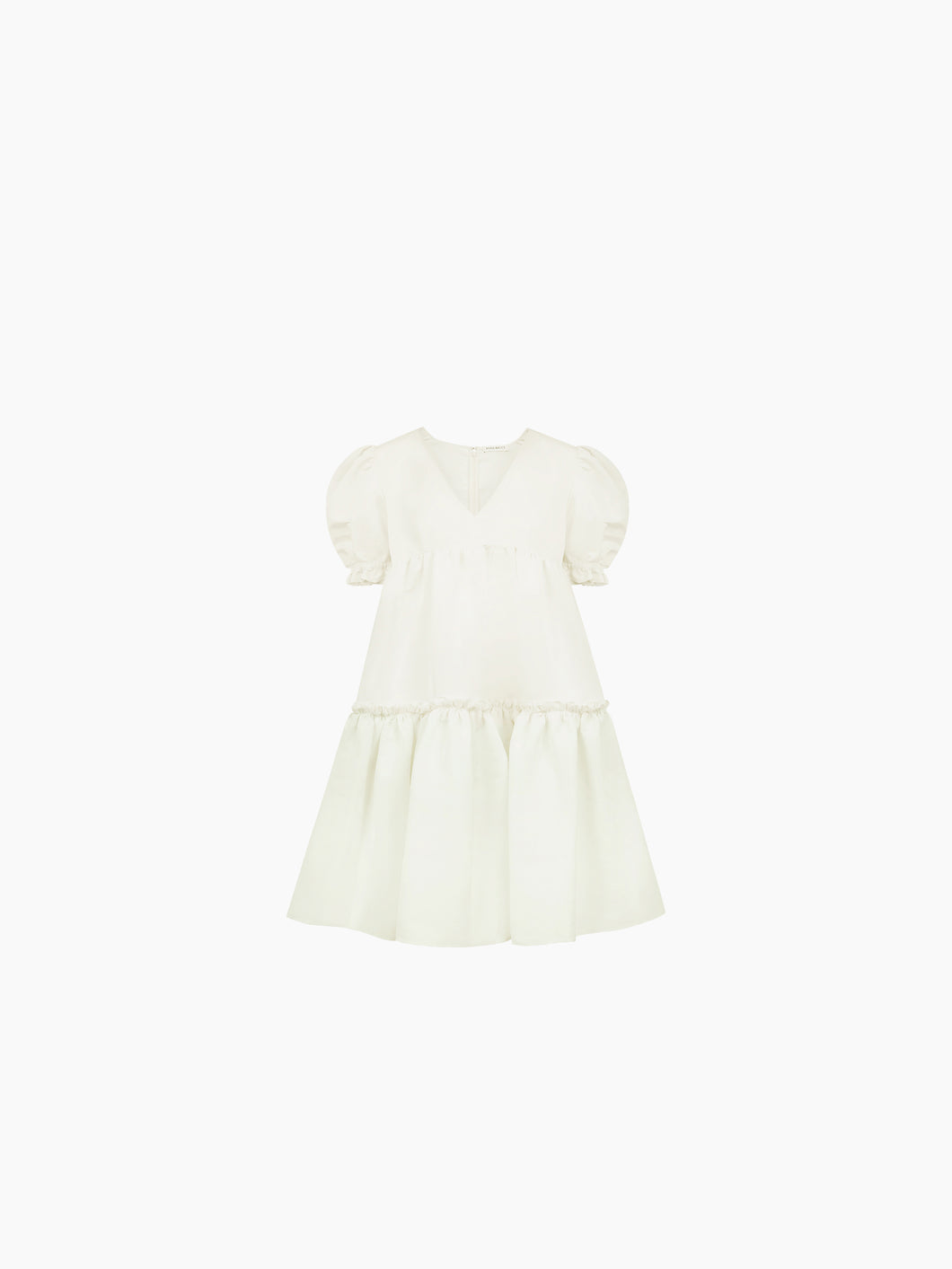 Taffeta babydoll dress in natural - Nina Ricci