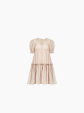 Charger l&#39;image dans la galerie, Silk cotton blend babydoll dress in pink - Nina Ricci
