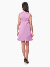 Charger l&#39;image dans la galerie, Satin trapeze dress in lilac - Nina Ricci
