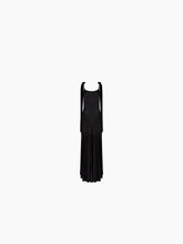 Load image into Gallery viewer, Long satin dress in black - Nina Ricci
