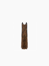 Charger l&#39;image dans la galerie, Long silk dress in leopard - Nina Ricci
