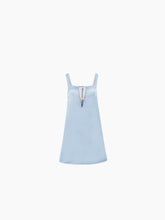 Charger l&#39;image dans la galerie, Satin mini a-line dress in blue - Nina Ricci
