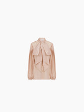 Charger l&#39;image dans la galerie, Pussy-bow shirt in pink - Nina Ricci
