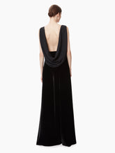 Charger l&#39;image dans la galerie, Draped Open-Back Vest In Black - Nina Ricci
