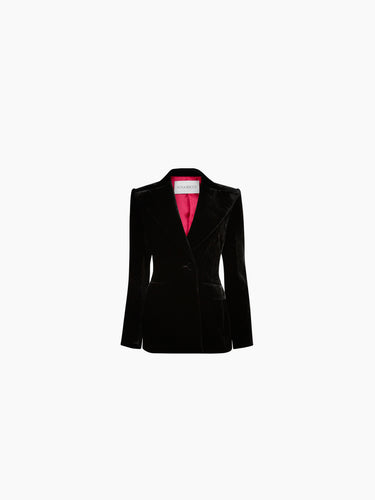 Velvet blazer in black - Nina Ricci