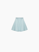 Load image into Gallery viewer, Mini denim flared skirt in light denim - Nina Ricci
