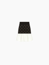 Load image into Gallery viewer, Polka dot peplum skirt in black - Nina Ricci
