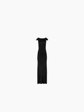 Charger l&#39;image dans la galerie, Fluid open back dress in black - Nina Ricci
