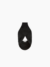 Load image into Gallery viewer, Draped halter top in black - Nina Ricci
