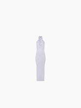 Charger l&#39;image dans la galerie, Halter neck draped dress in lilac - Nina Ricci
