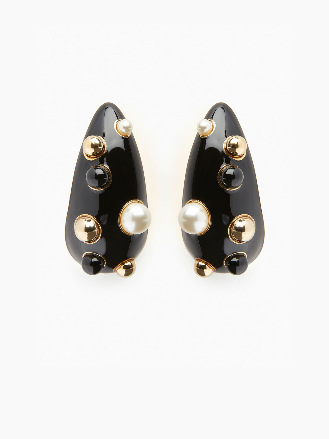 Boucles D'Oreilles Drops Of Light Noires